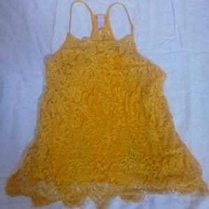 Lace tank top